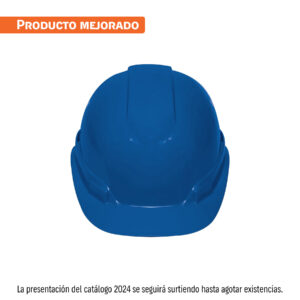 Casco de Seguridad Ventilado, Ajuste de Matraca - Azul