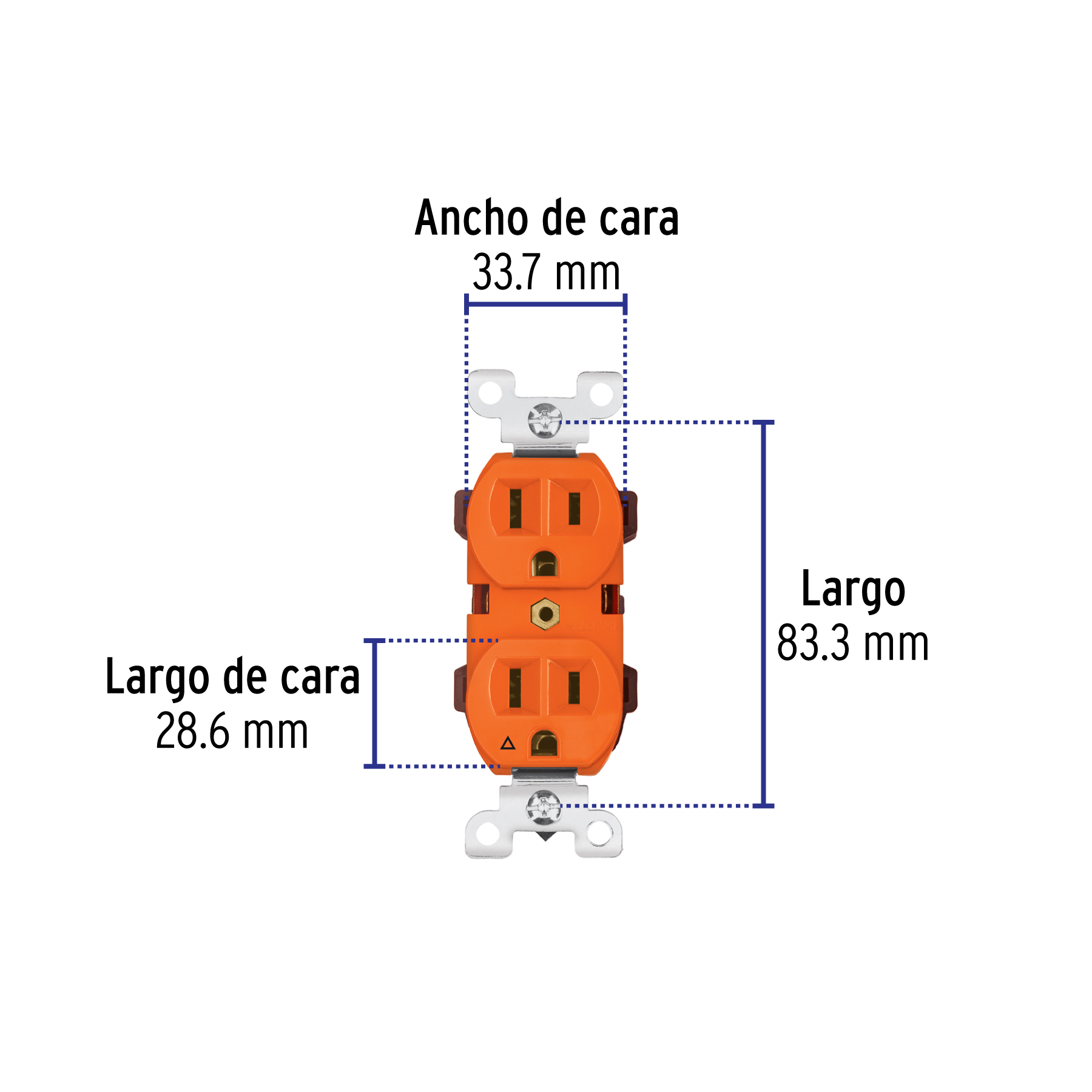 Contacto Duplex, Tierra Aislada, Lnea Standard - 15 A - Image 7