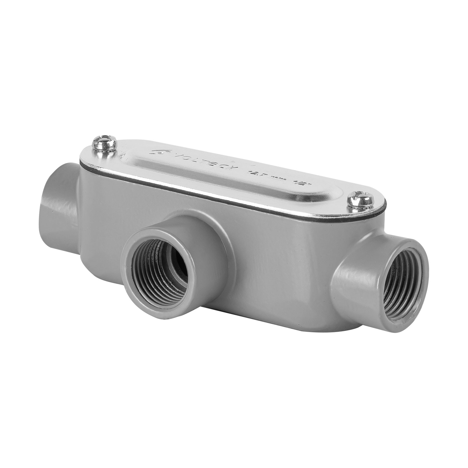 Condulet Conexión Tipo T, Volteck - 1/2 Pulgadas