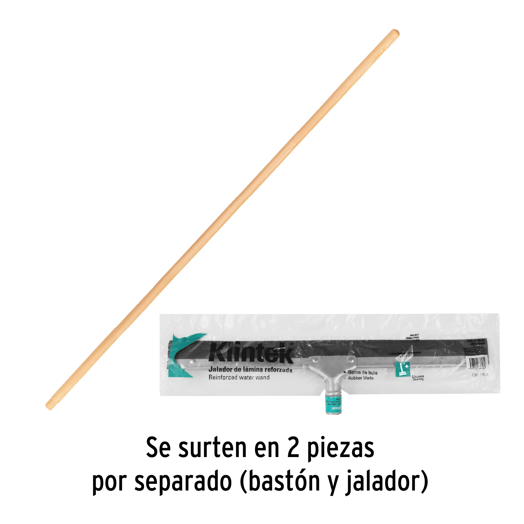 Jalador Base Acero Galvanizado de , con Bastn de Madera - 50CM - Image 7