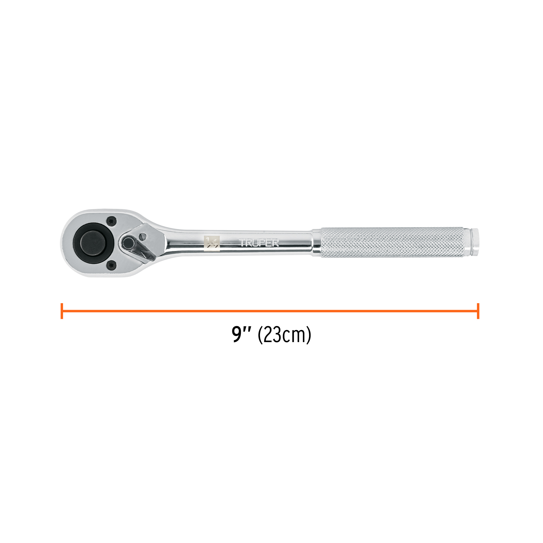 Matraca Cuadro Cabeza de Pera de Liberación Rápida - 1/2 Pulgadas - Image 4