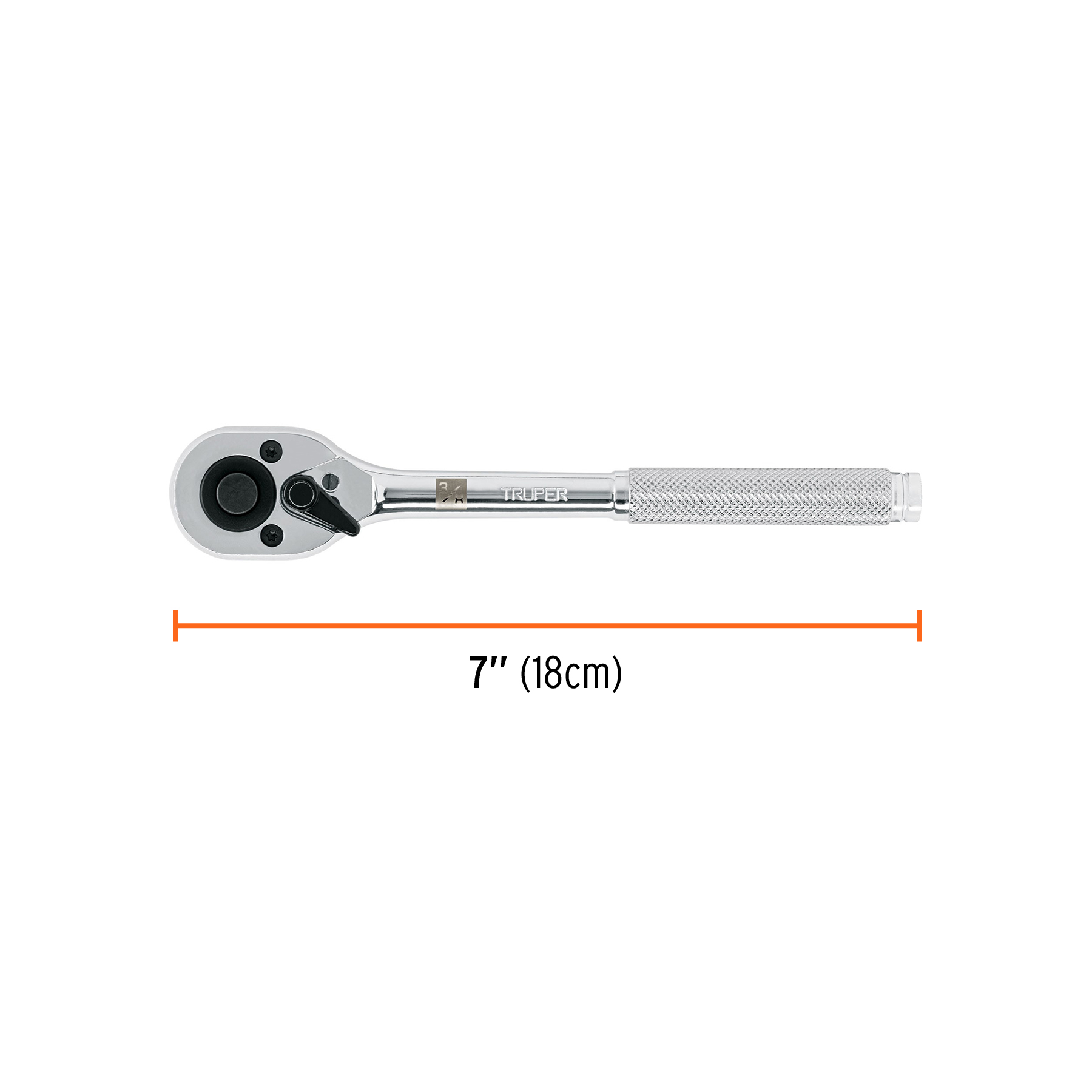 Matraca Cuadro Cabeza de Pera de Liberación Rápida - 3/8 Pulgadas - Image 4