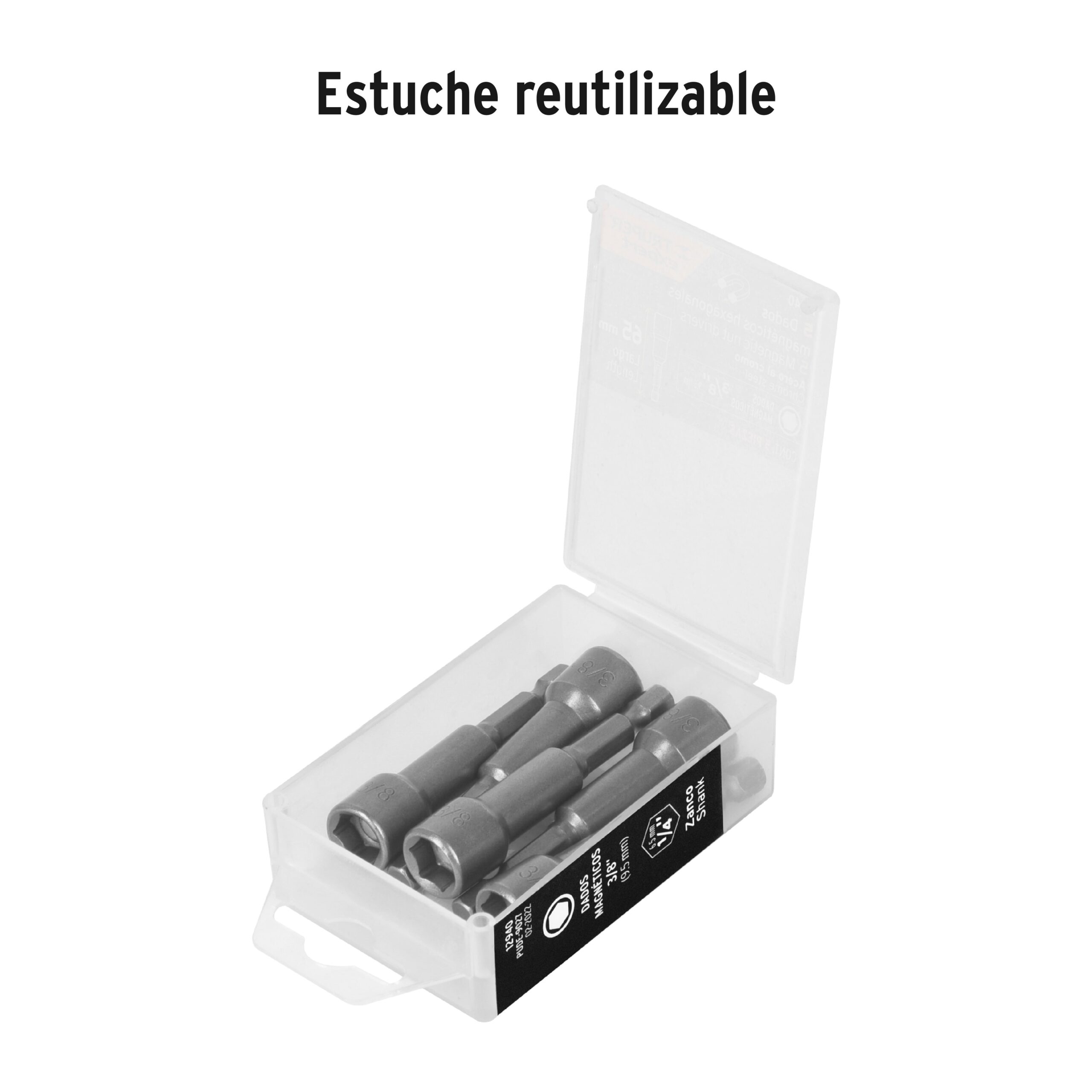 Estuche con 5 Dados Magnéticos de Largo 2-1/2", Expert - 3/8 Pulgadas - Image 7