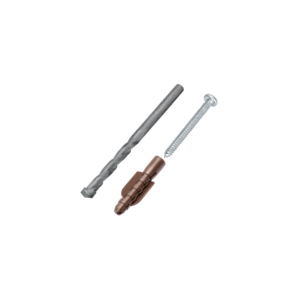 Kit de 20 Taquetes 5/16"con Pijas #10 y 1 Broca 5/16", Fiero