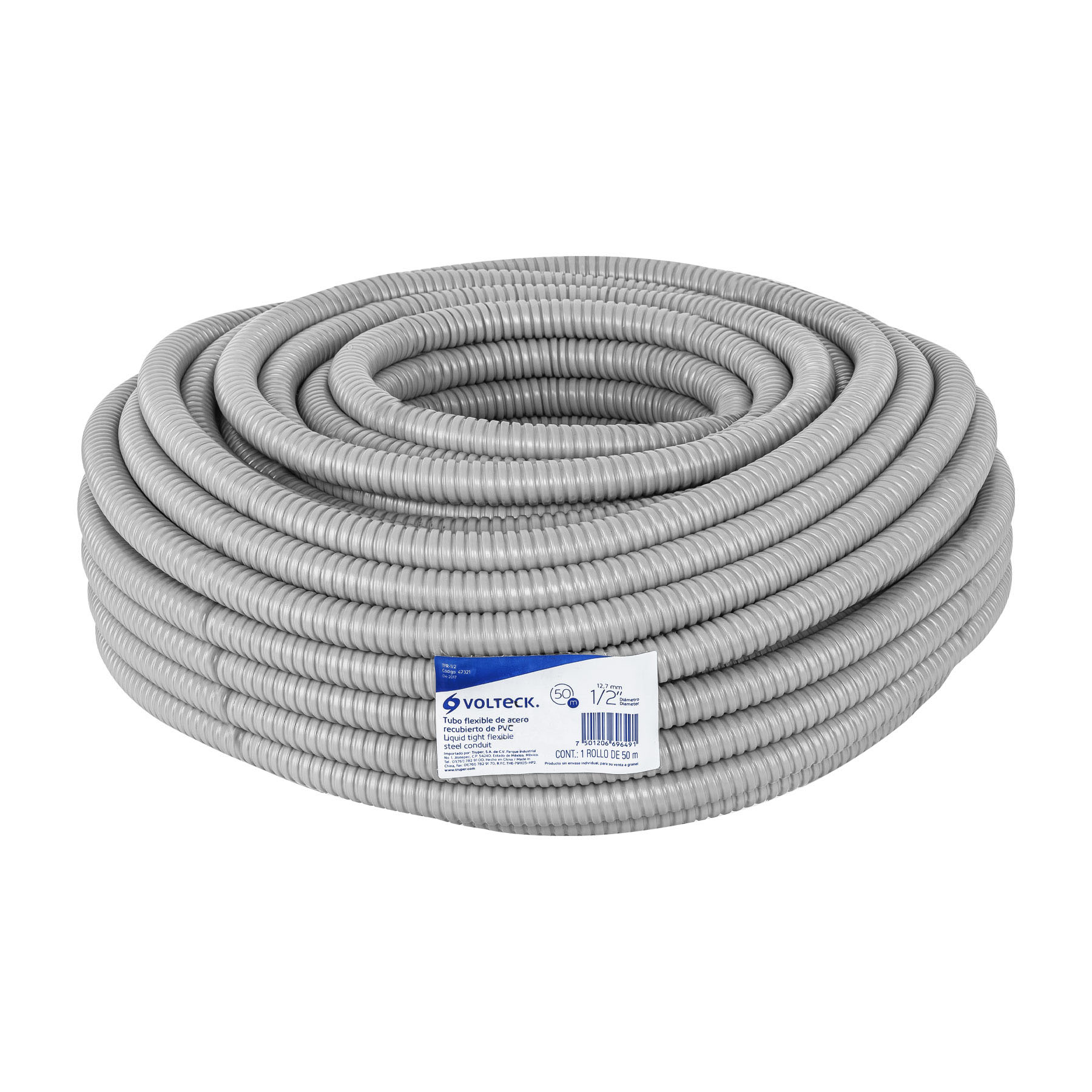 ROLLO DE 50 M DE TUBO FLEXIBLE LIQUID TIGHT DE 1', VOLTECK