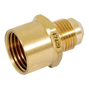 NIPLE CAMPANA DE LATÓN DE 3/8' X 1/2', FOSET