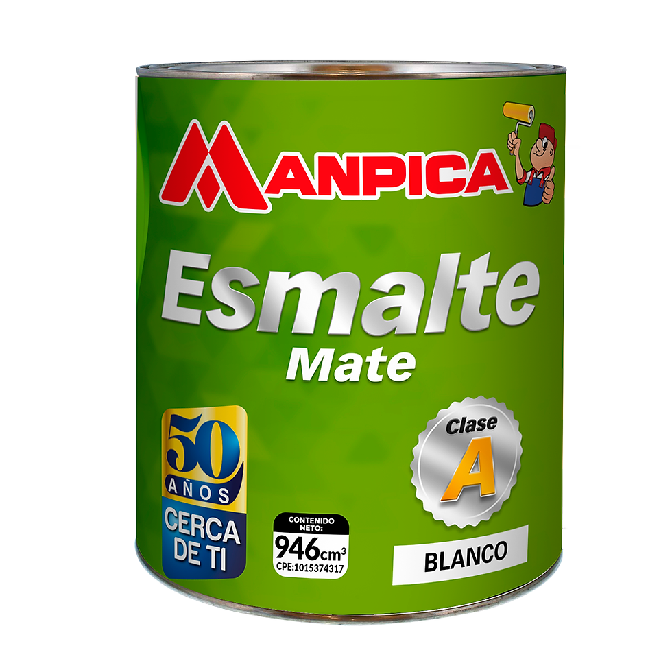PINTURA ESMALTE MATE BLANCO 8021L