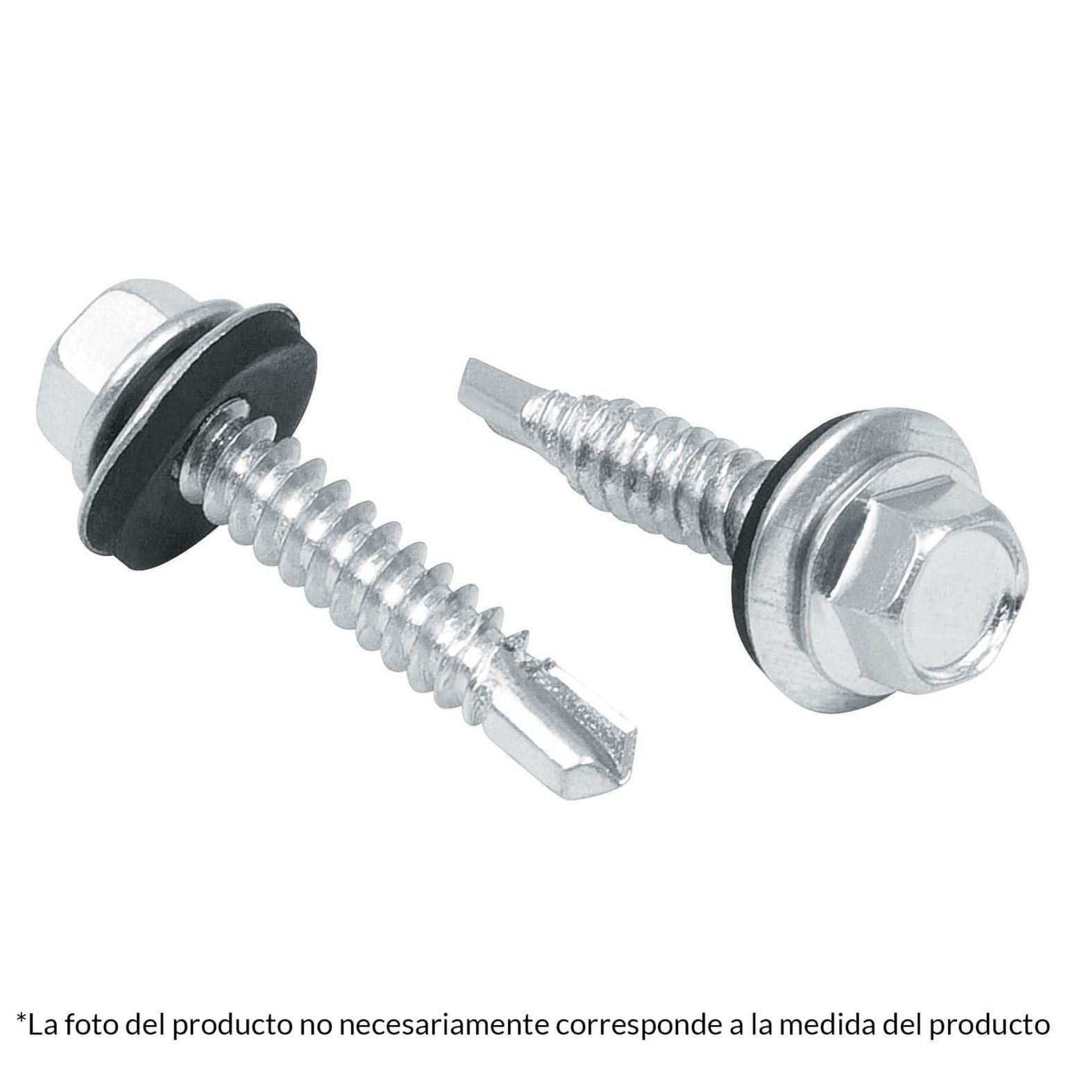 PIJA P. BROCA CAB HEXA 1/4" X 3/4" C/NEOPRENO