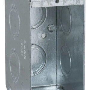 CAJA MET 4X4 KO 1"  PROFUNDA 2-1/8"  RACO