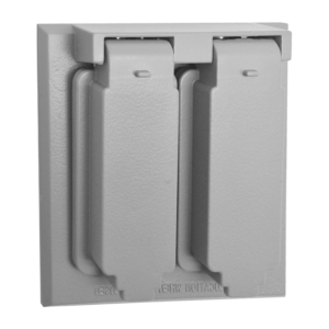 TAPA MET 2X4 DUPLEX INTEMPERIE 5180-0 RACO