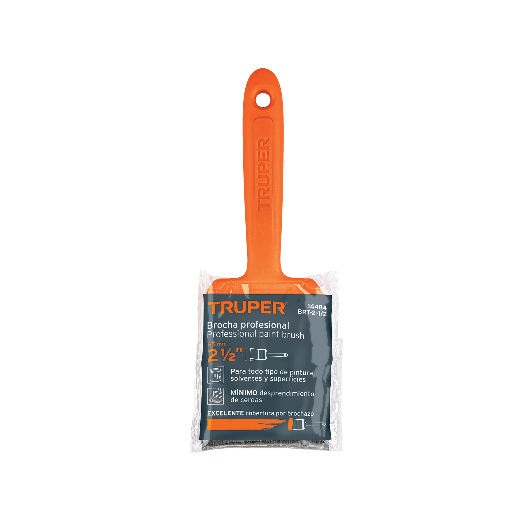 Brocha Profesional de 2-1/2" con Mango de Plastico, Truper - Image 3