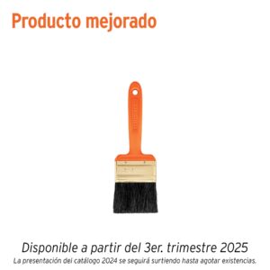 Brocha Profesional de 2-1/2" con Mango de Plastico, Truper