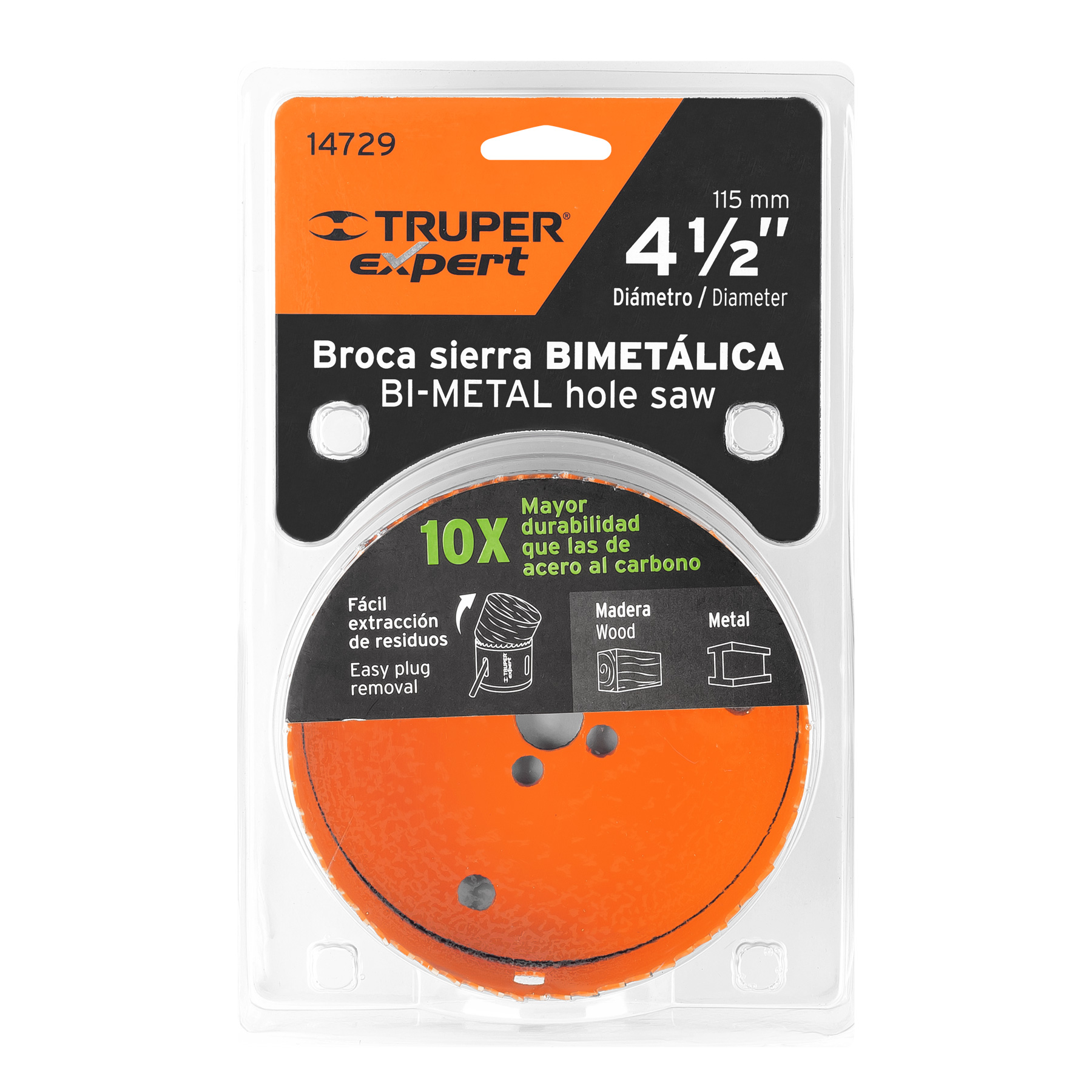 Brocasierra Bimetlica 4-1/2", Truper Expert - Image 3