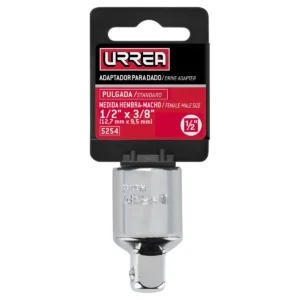 Adaptador para Matraca de Cuadro 1/2" HEMBRA A Cuadro 3/8 MACHO", Truper