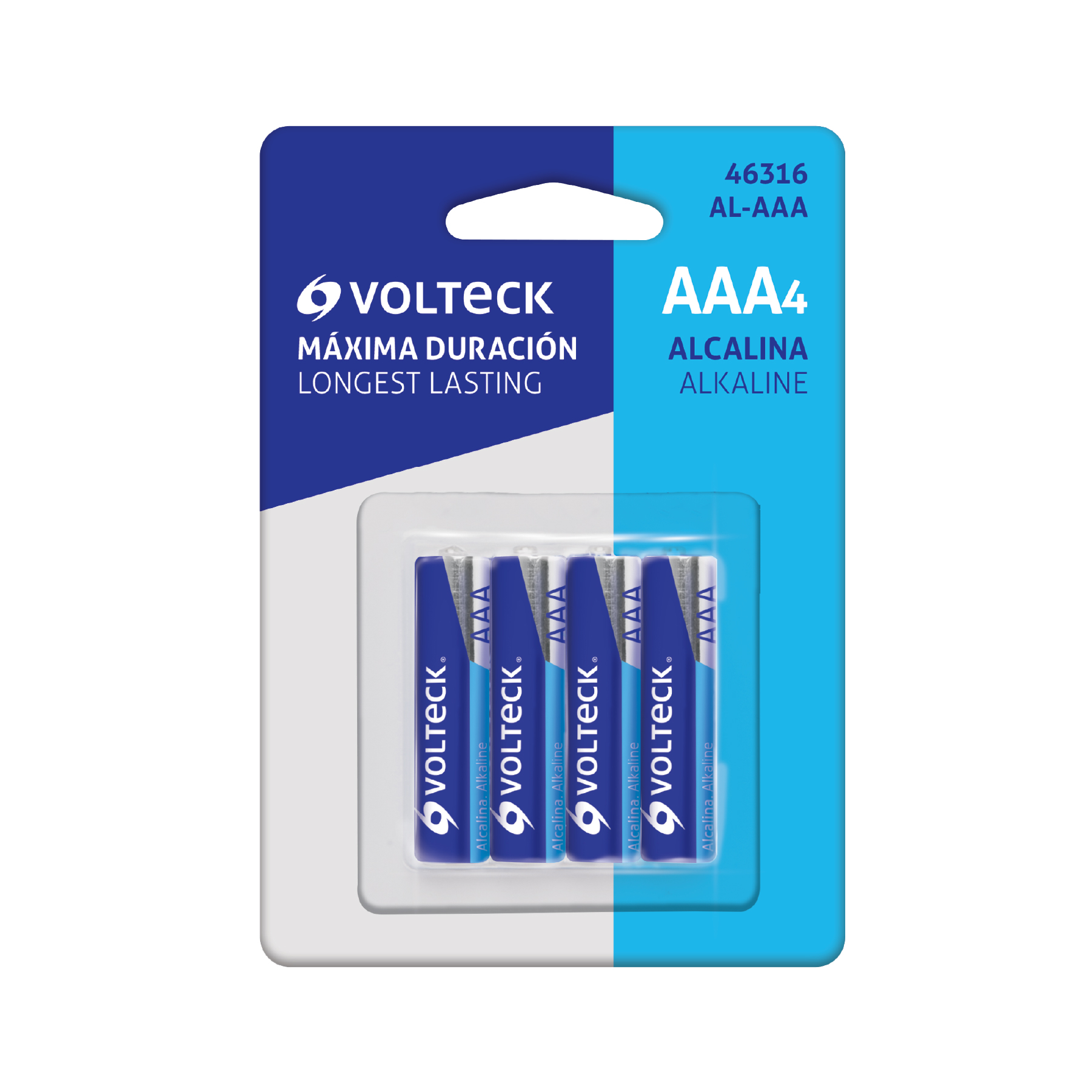 Blíster con 4 Pilas Alcalinas Aaa, Volteck - Image 5