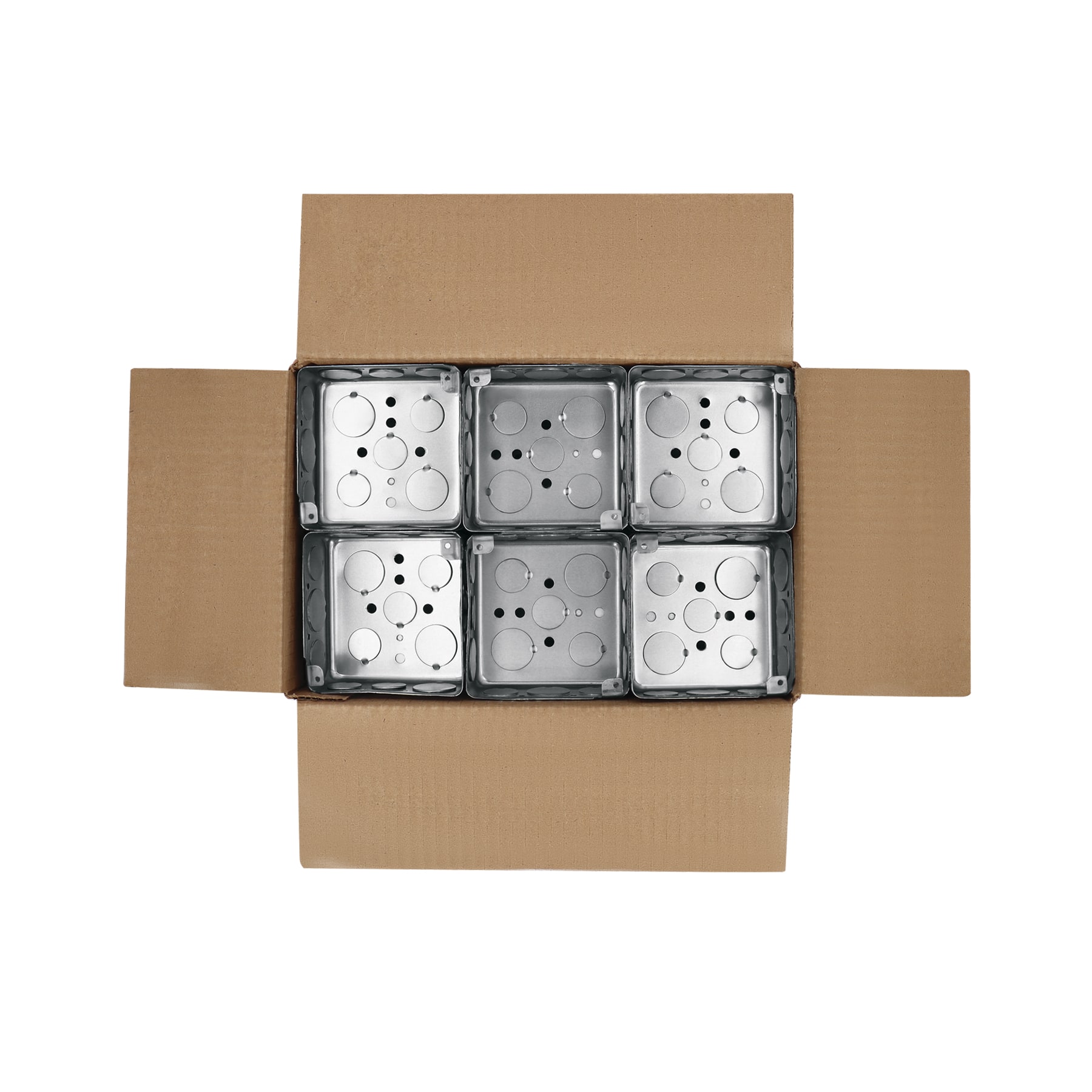 Caja Cuadrada 4" X 4" Reforzada, Volteck - Image 2