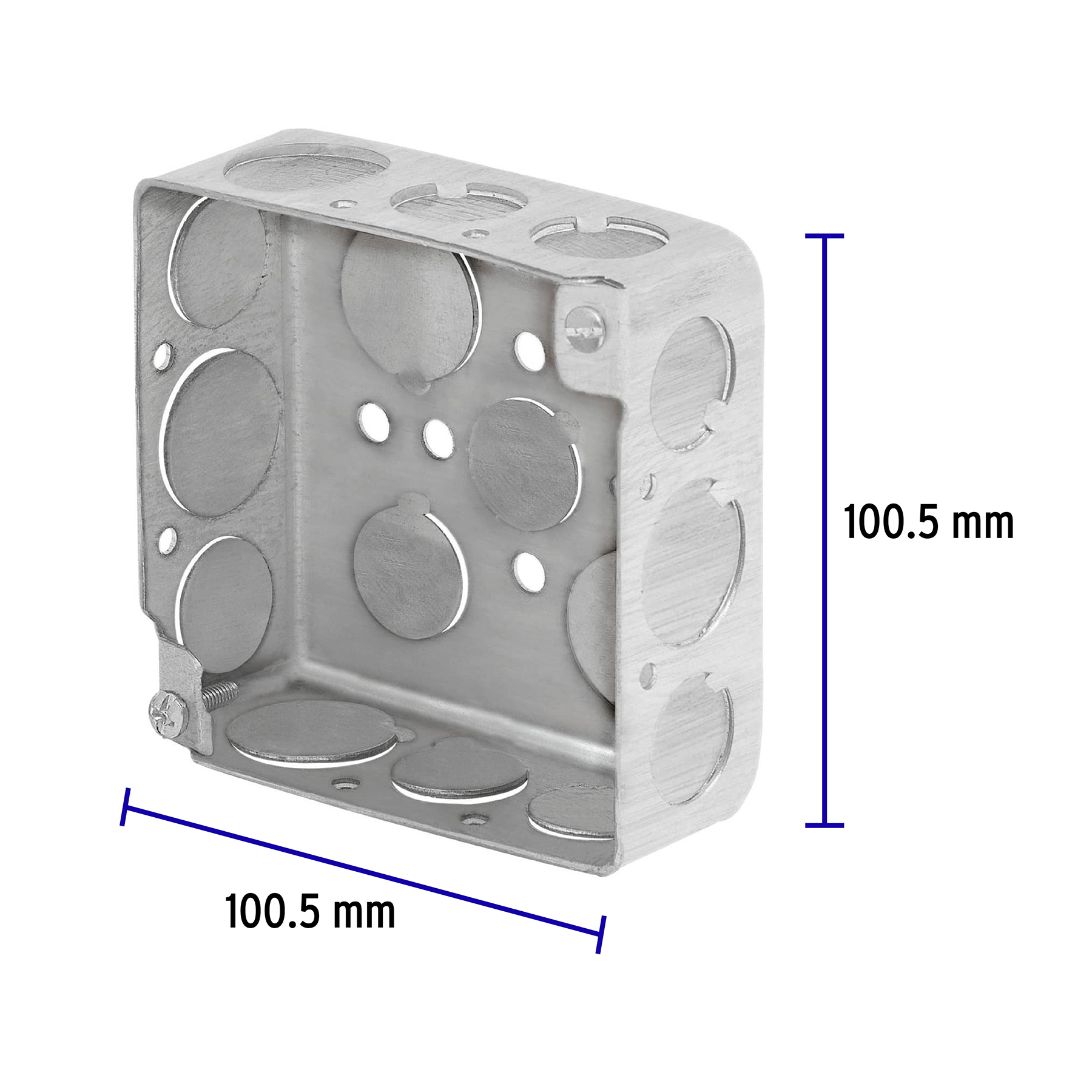 Caja Cuadrada 4" X 4" Reforzada, Volteck - Image 4