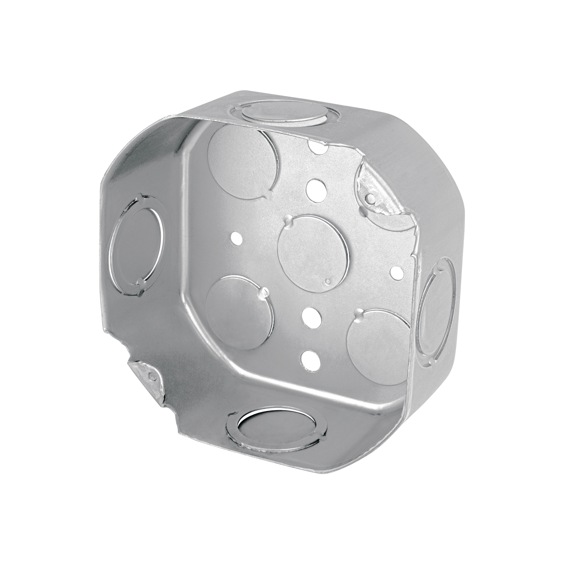 Caja Octagonal 4" X 4" Reforzada, Volteck