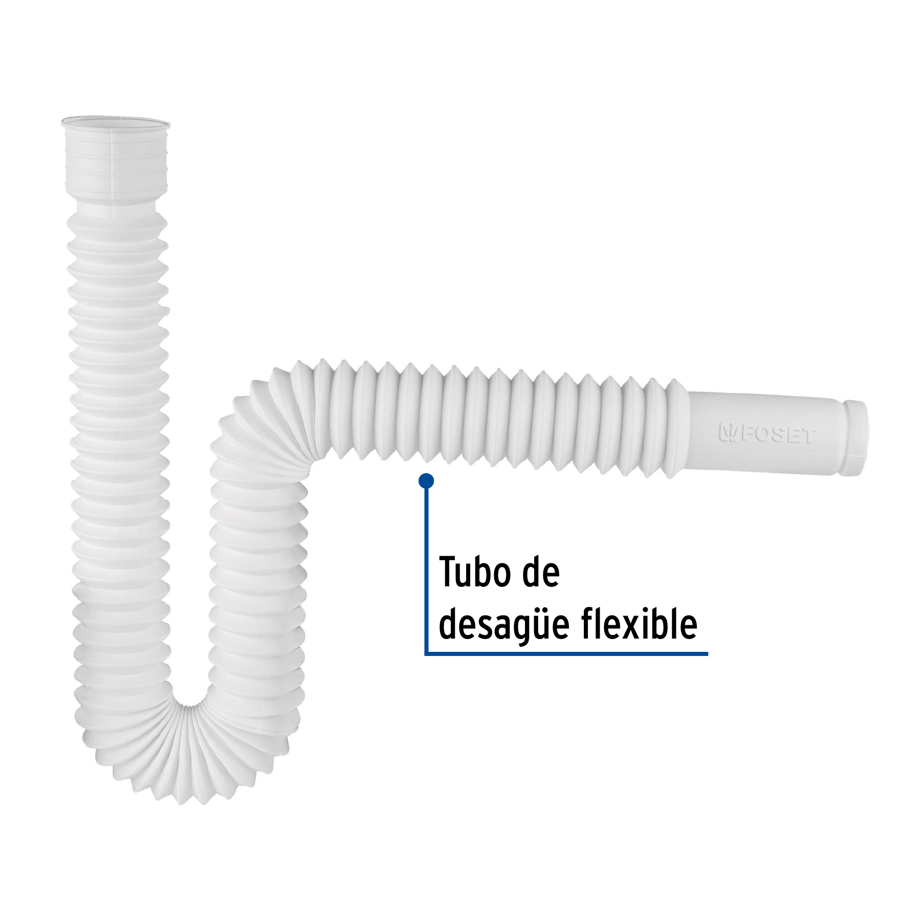 Cespol Flexible de Polietileno, para Lavabo O Fregadero - Image 6
