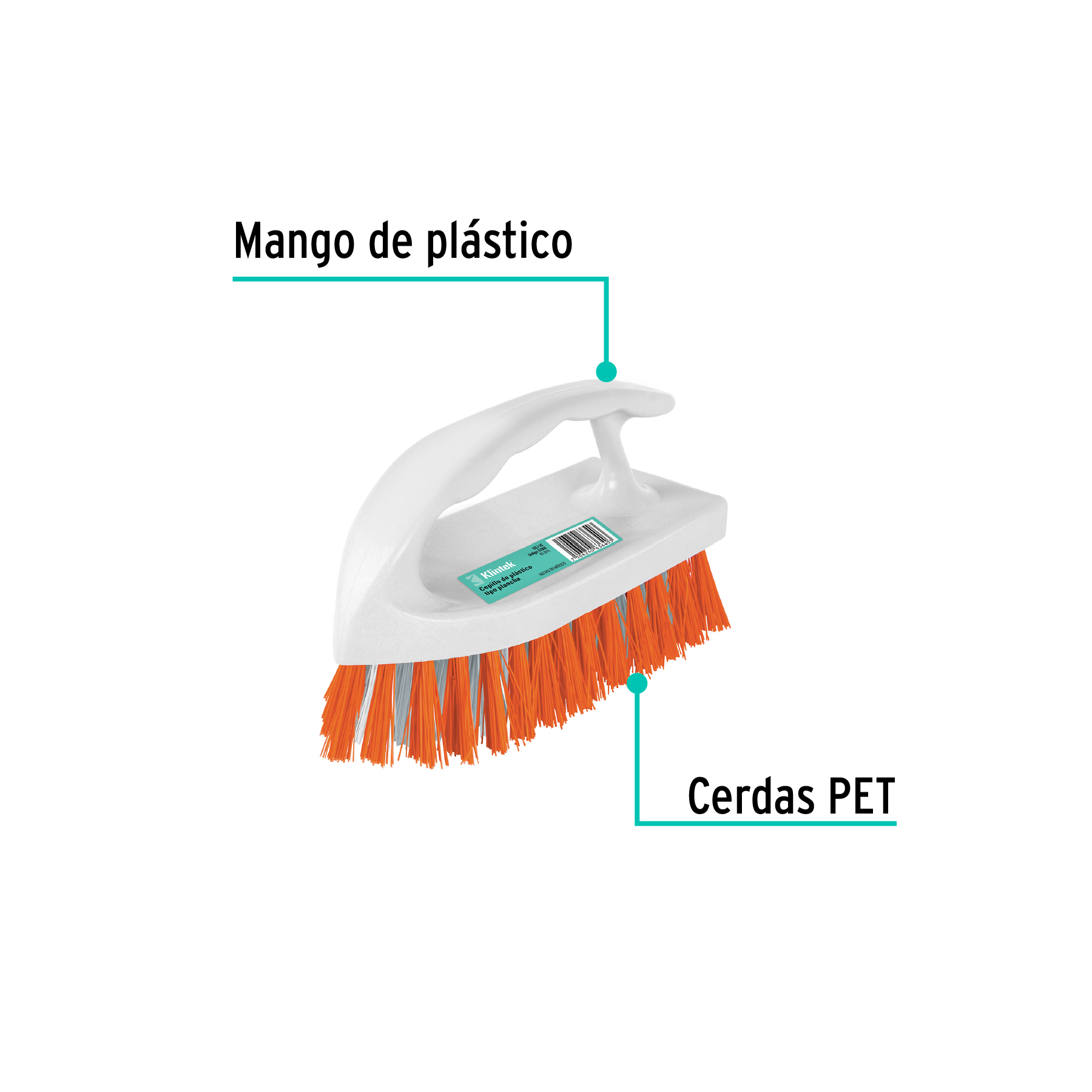 Cepillo Tipo Plancha de Plastico, Klintek - Image 4