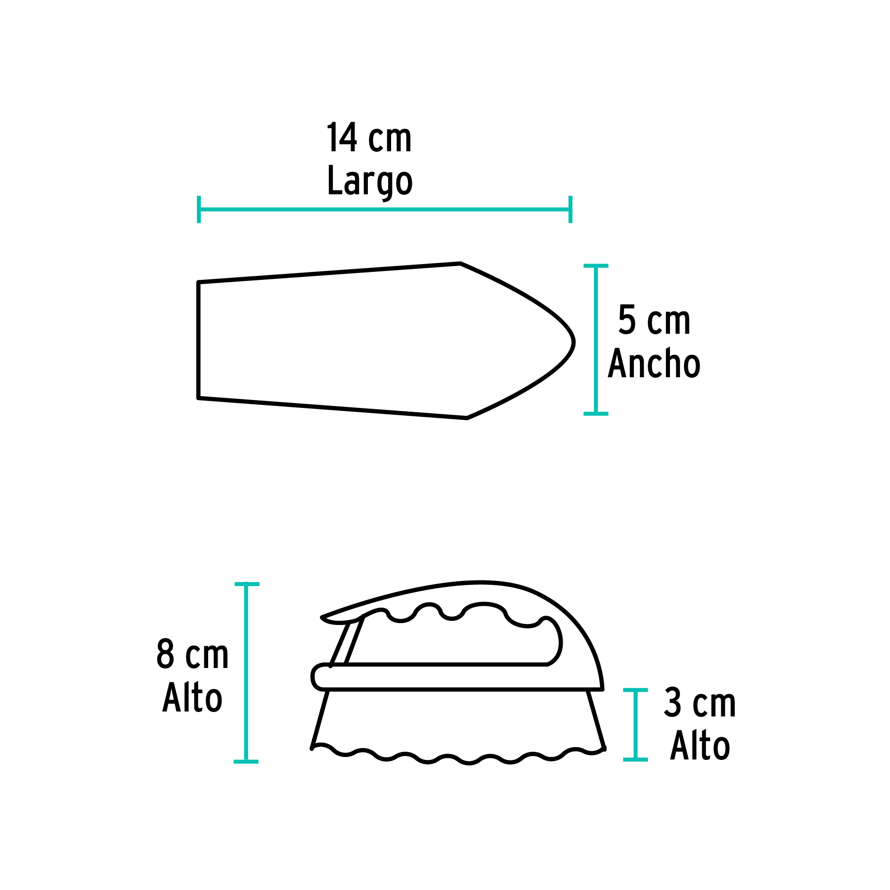Cepillo Tipo Plancha de Plastico, Klintek - Image 5