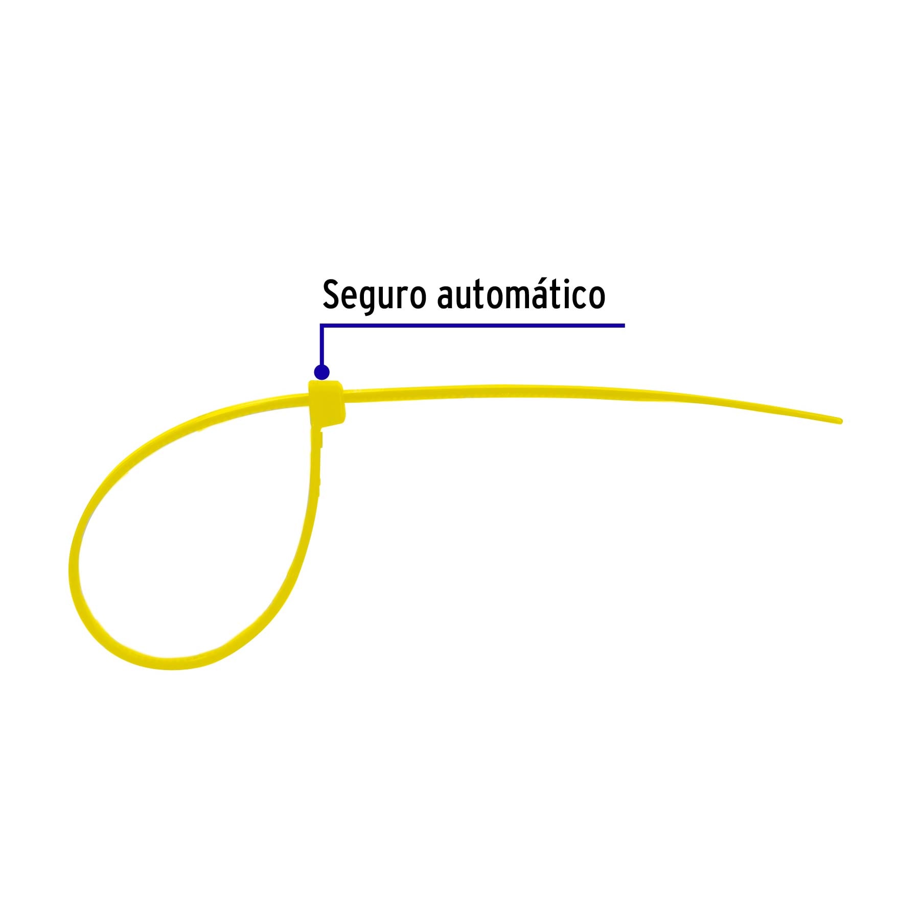 Bolsa con 50 Cinchos Plsticos 50 Lb, 300 X 4.5 Mm, Amarillo - Image 8