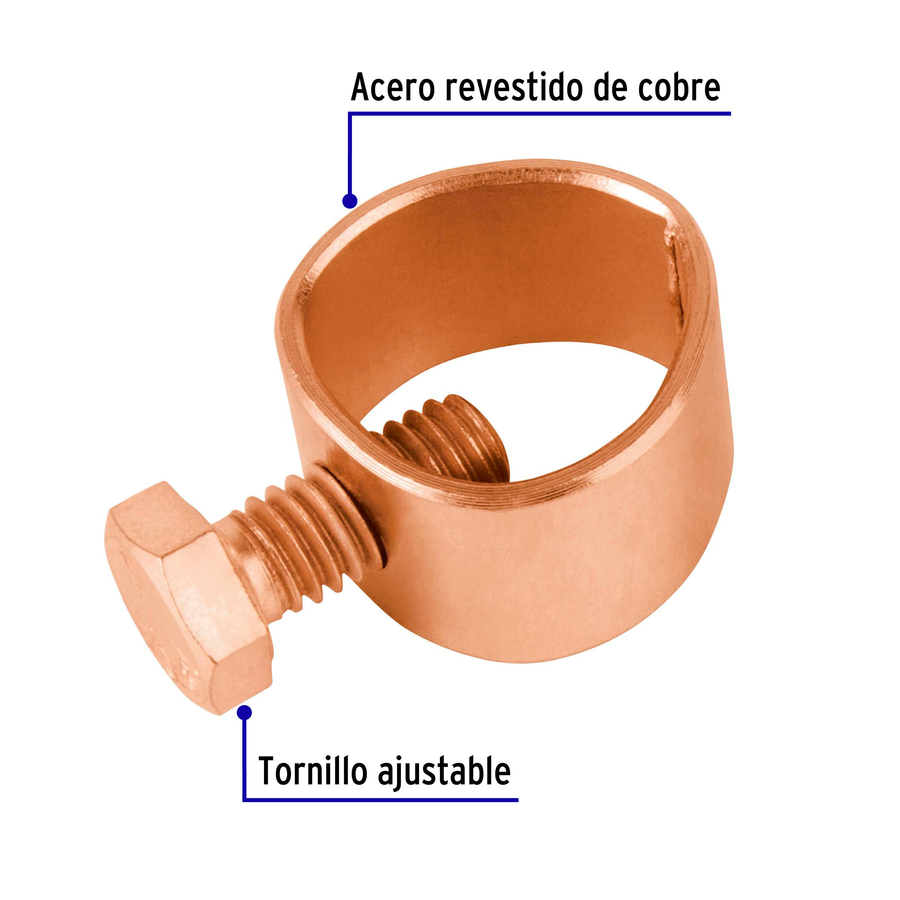 Conector para Varilla A Tierra, Volteck - Image 4