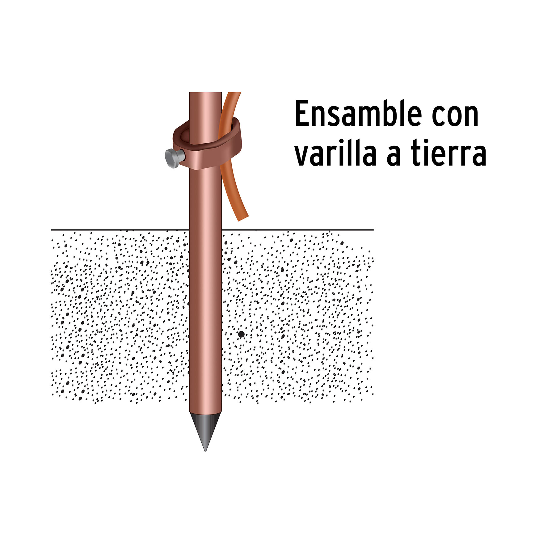 Conector para Varilla A Tierra, Volteck - Image 5