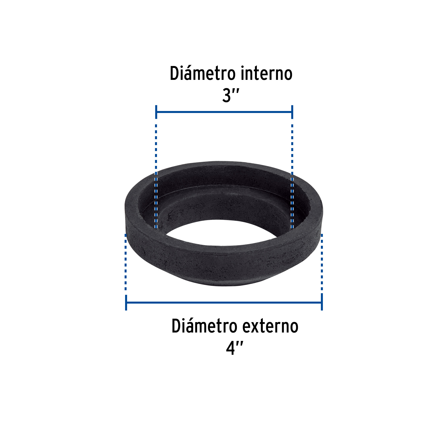 Empaque Unin Tanque-taza para Wc, 3", Foset - Image 5