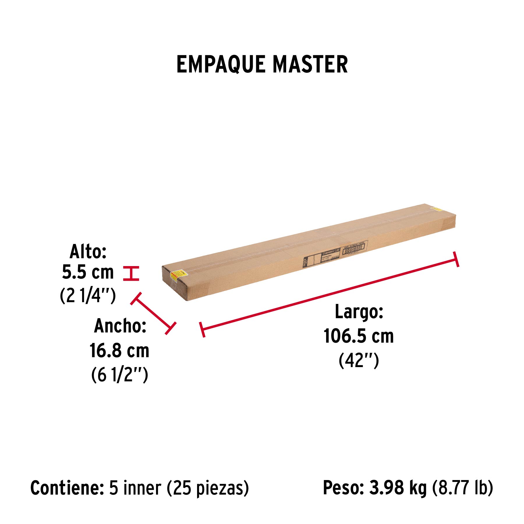 Guardapolvo Fijo de 100 Cm, Aluminio, Hermex - Image 4
