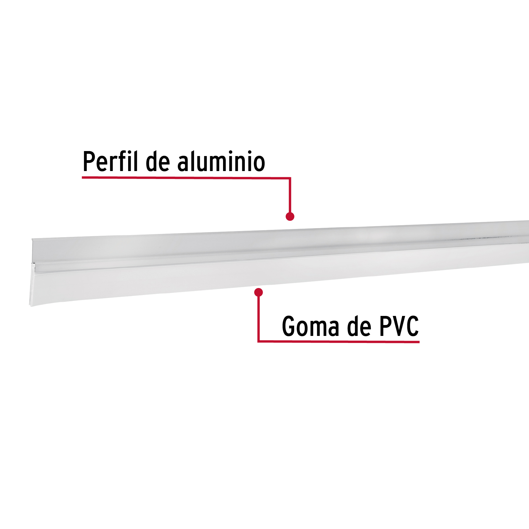 Guardapolvo Fijo de 100 Cm, Aluminio, Hermex - Image 6
