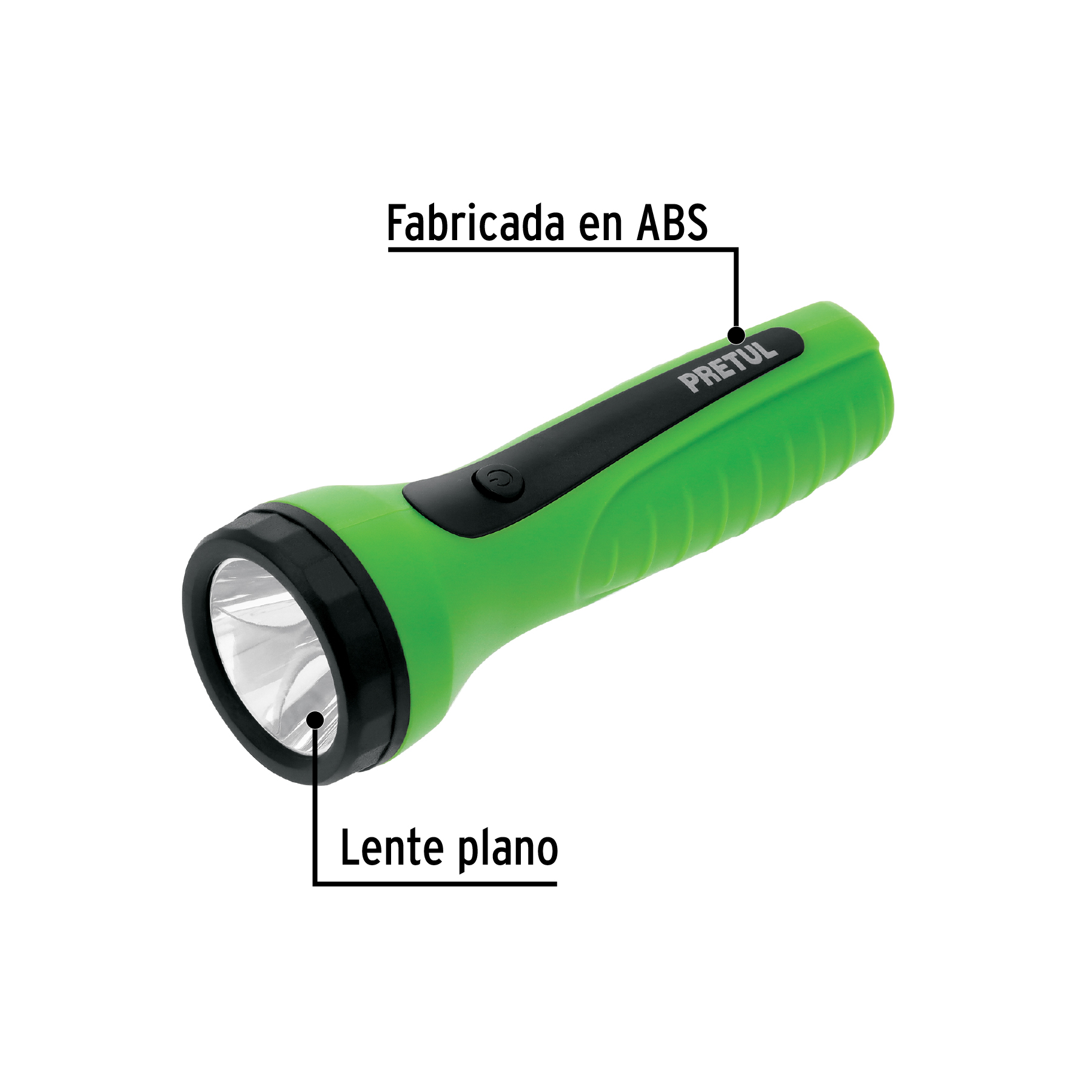 Linterna Plástica de LED, 60 Lm, Recargable A Granel, Pretul - Image 8