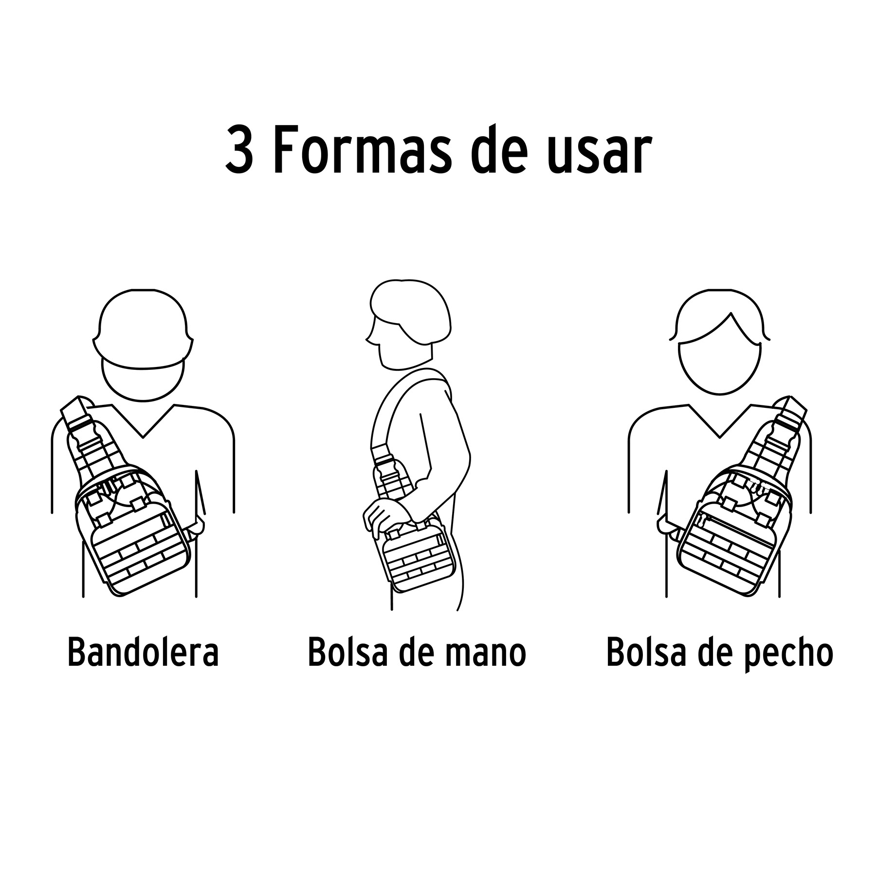 Mochila Táctica Multiusos Negra, Truper - Image 7