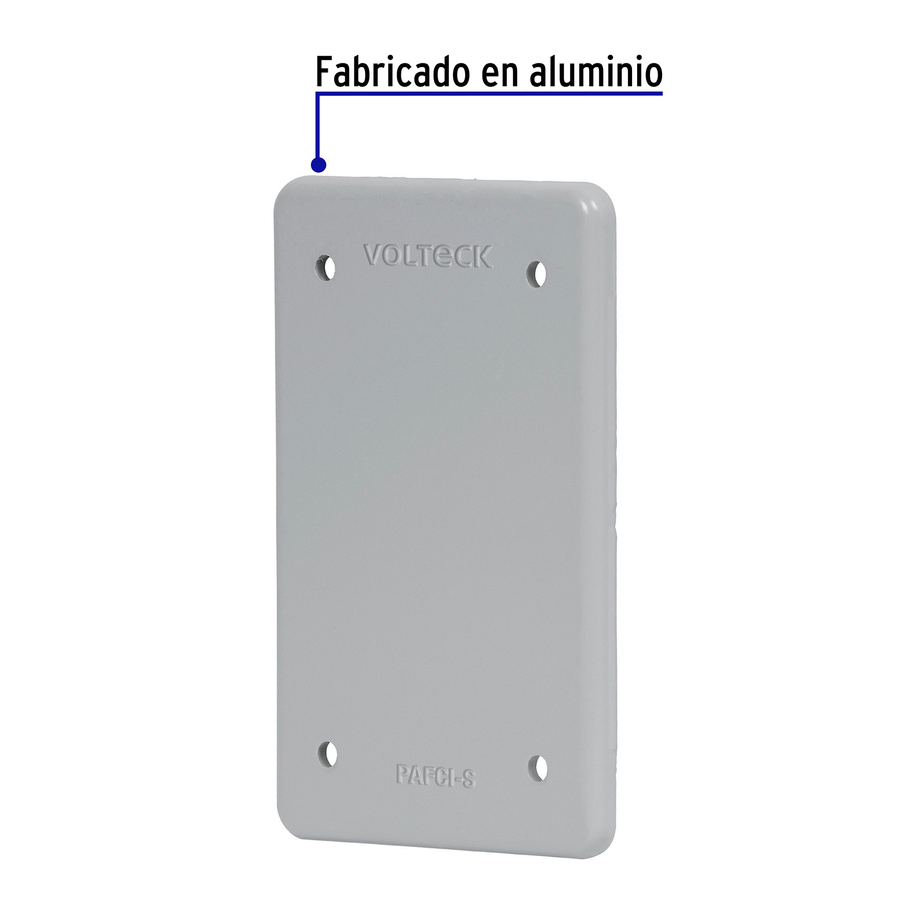 Placa Tipo Fs Ciega, de Sobreponer, Volteck - Image 3