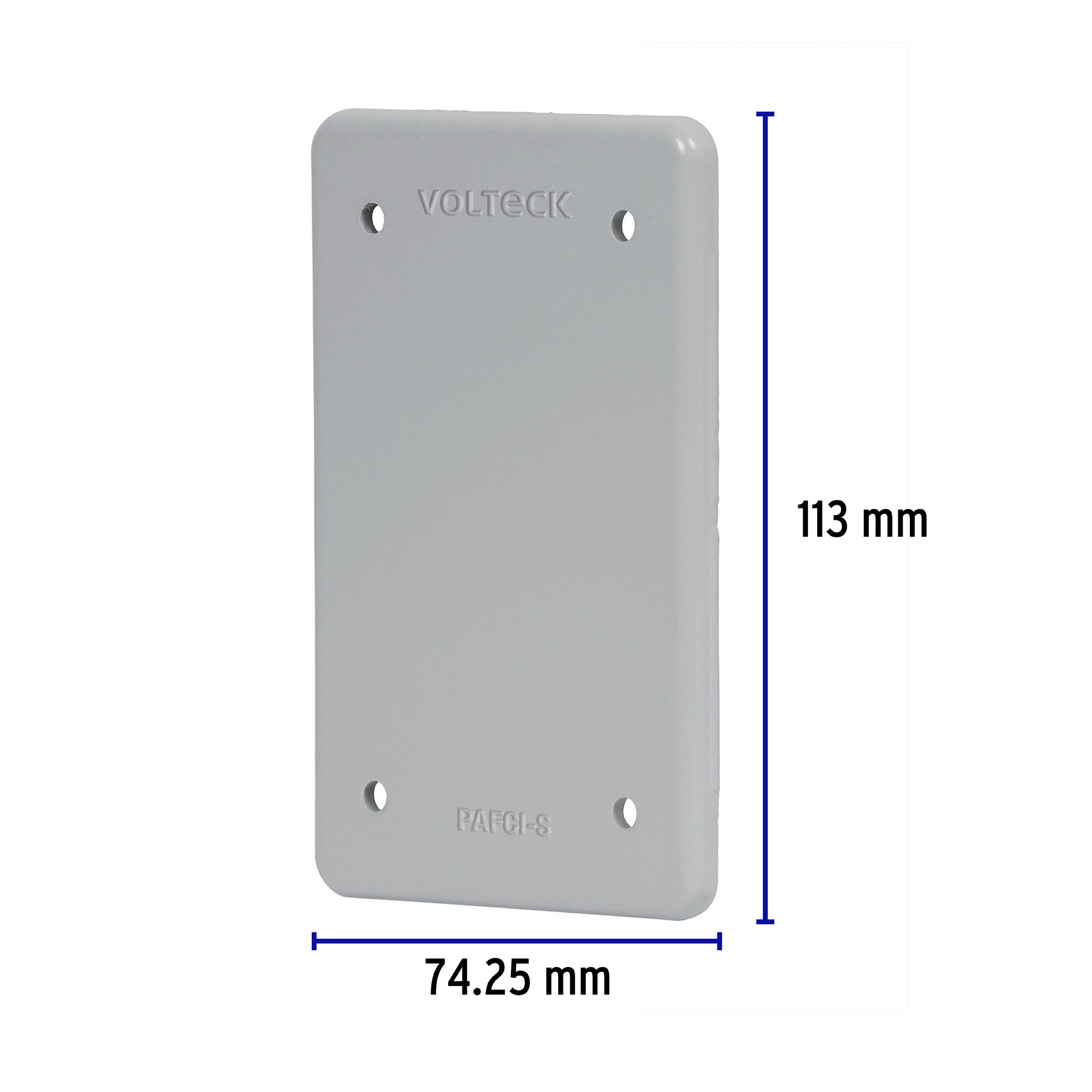 Placa Tipo Fs Ciega, de Sobreponer, Volteck - Image 4