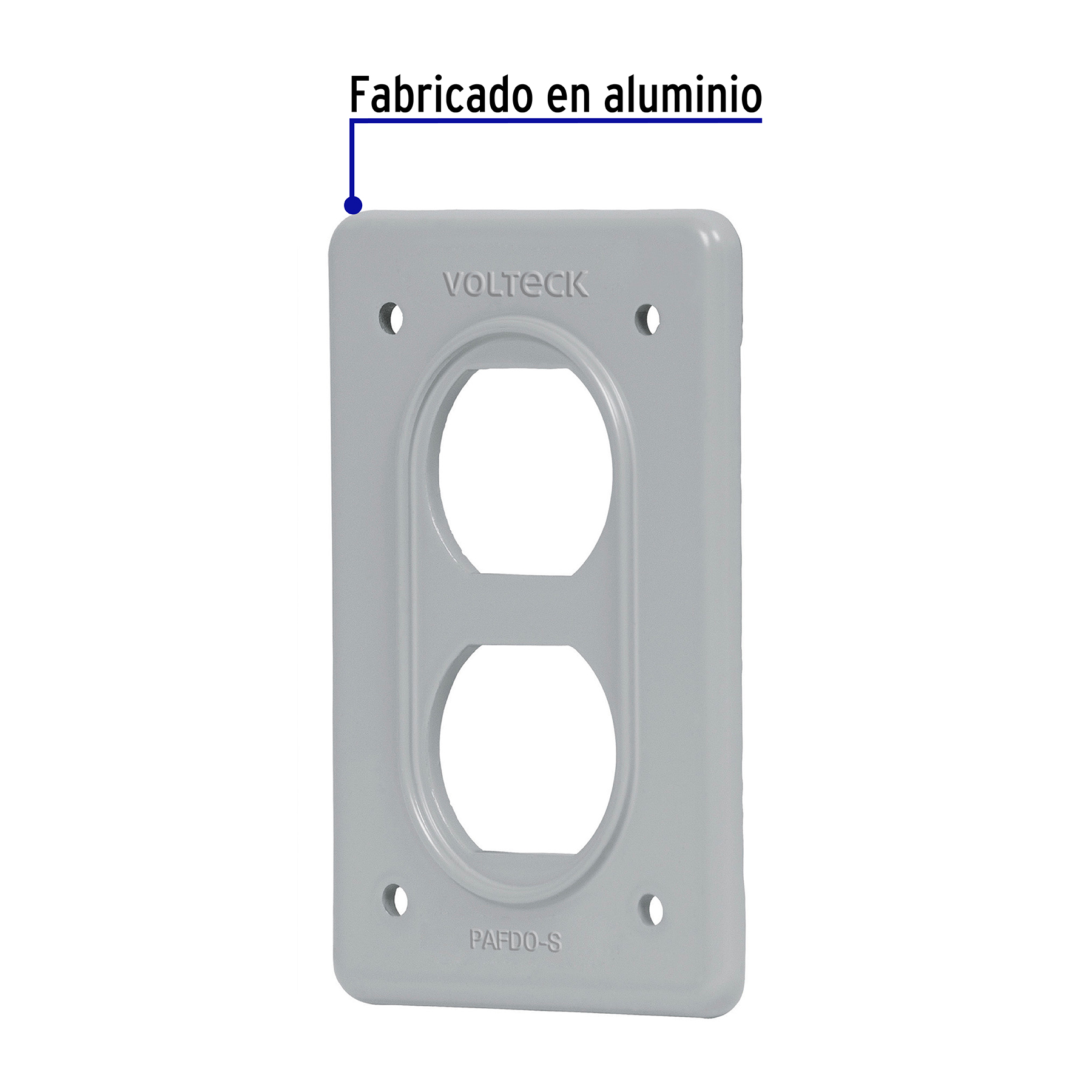 Placa Tipo Fs, Doble, de Sobreponer, Volteck - Image 6