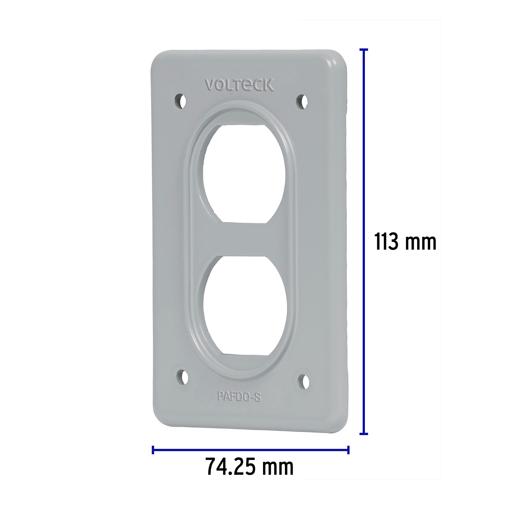 Placa Tipo Fs, Doble, de Sobreponer, Volteck - Image 7