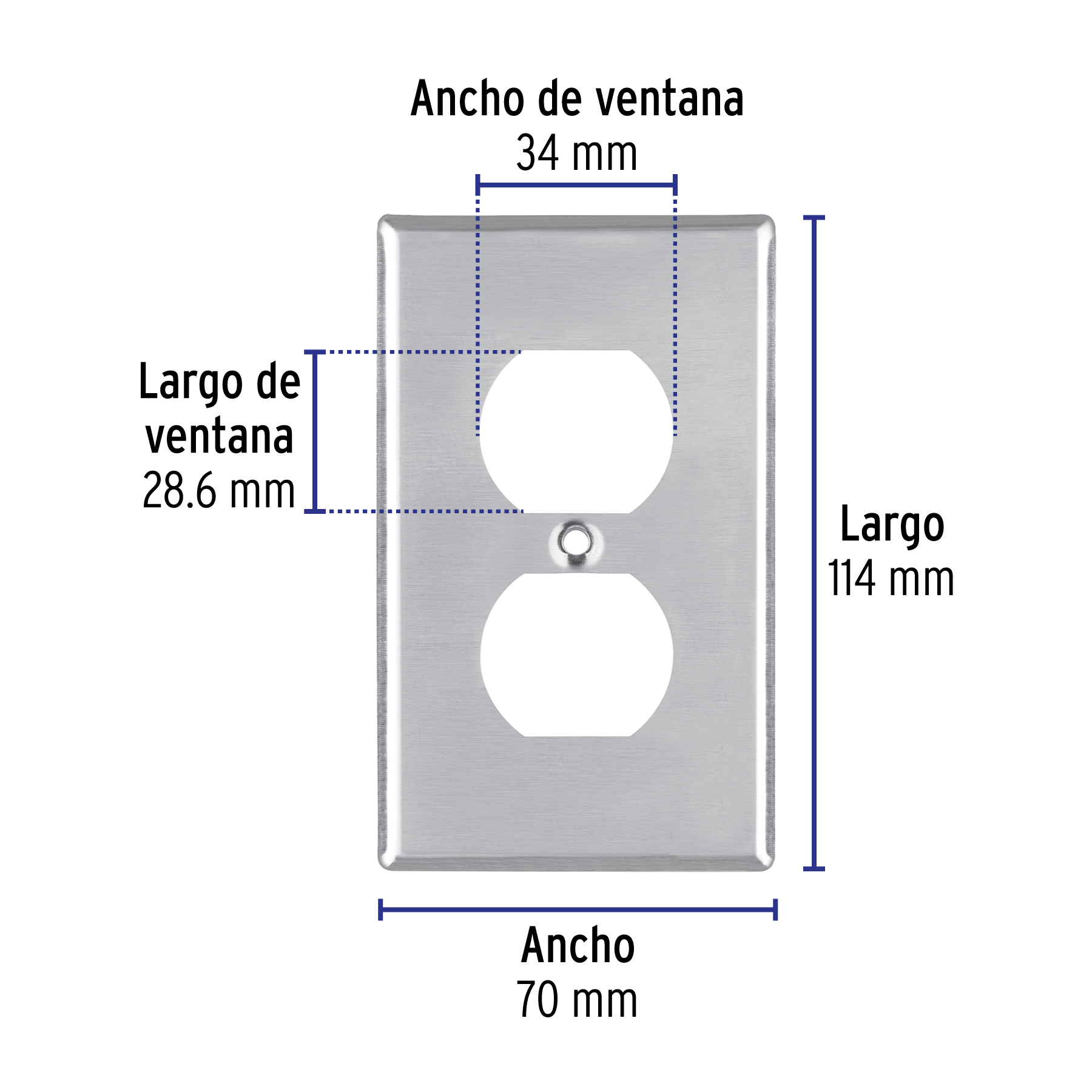 Placa de Acero Inoxidable Dplex, Lnea Standard - Image 7