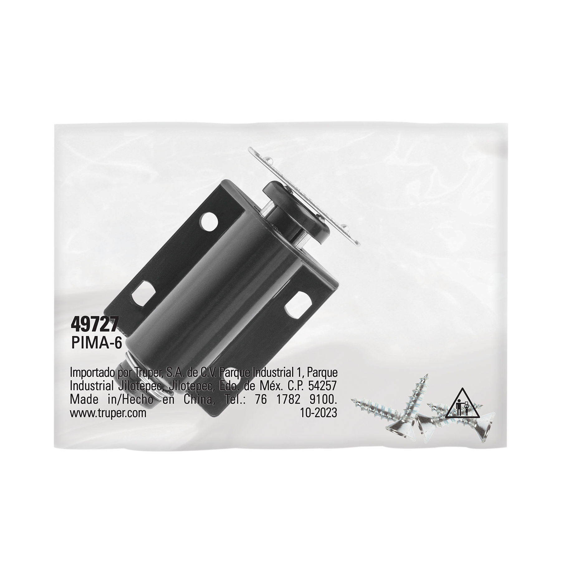 Piston Magntico para Puerta Cajon, Negro. Hermex - Image 6
