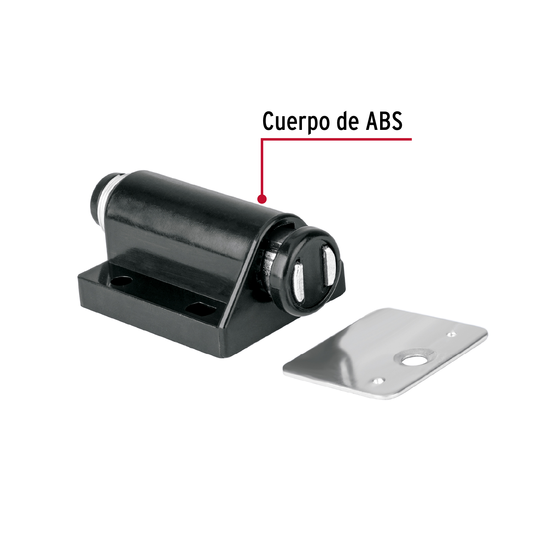 Piston Magntico para Puerta Cajon, Negro. Hermex - Image 7