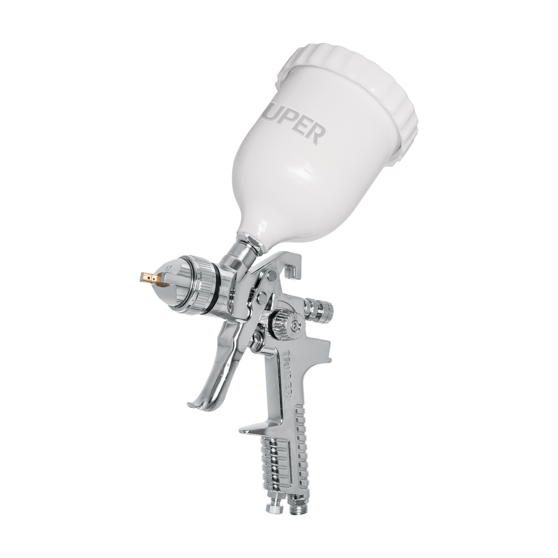 Pistola para Pintar Gravedad Hvlp Vaso Plástico, 1.7 Mm, Truper