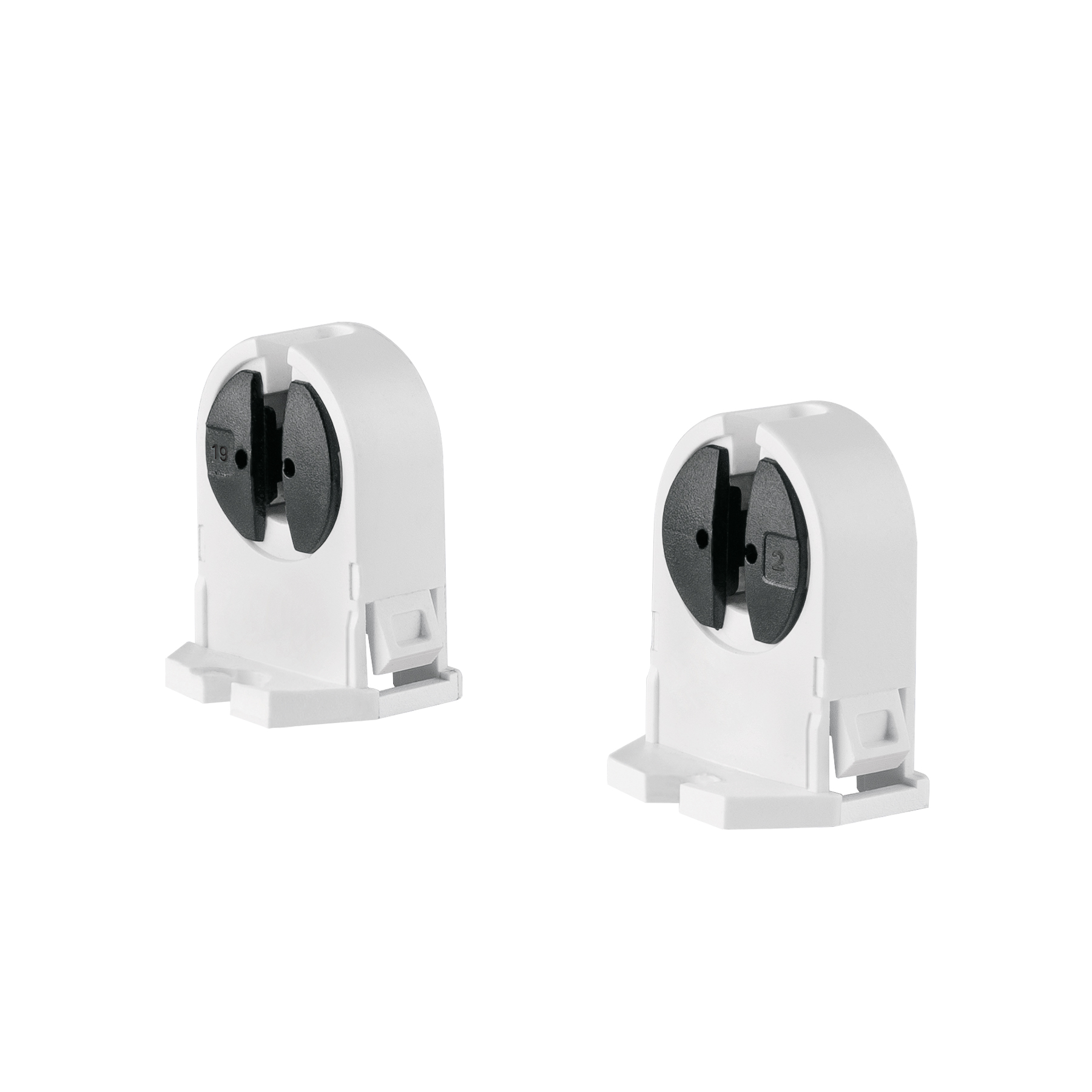 Bolsa 2 Pz Portalámparas para Tubo LED y Fluorescente, Base G5
