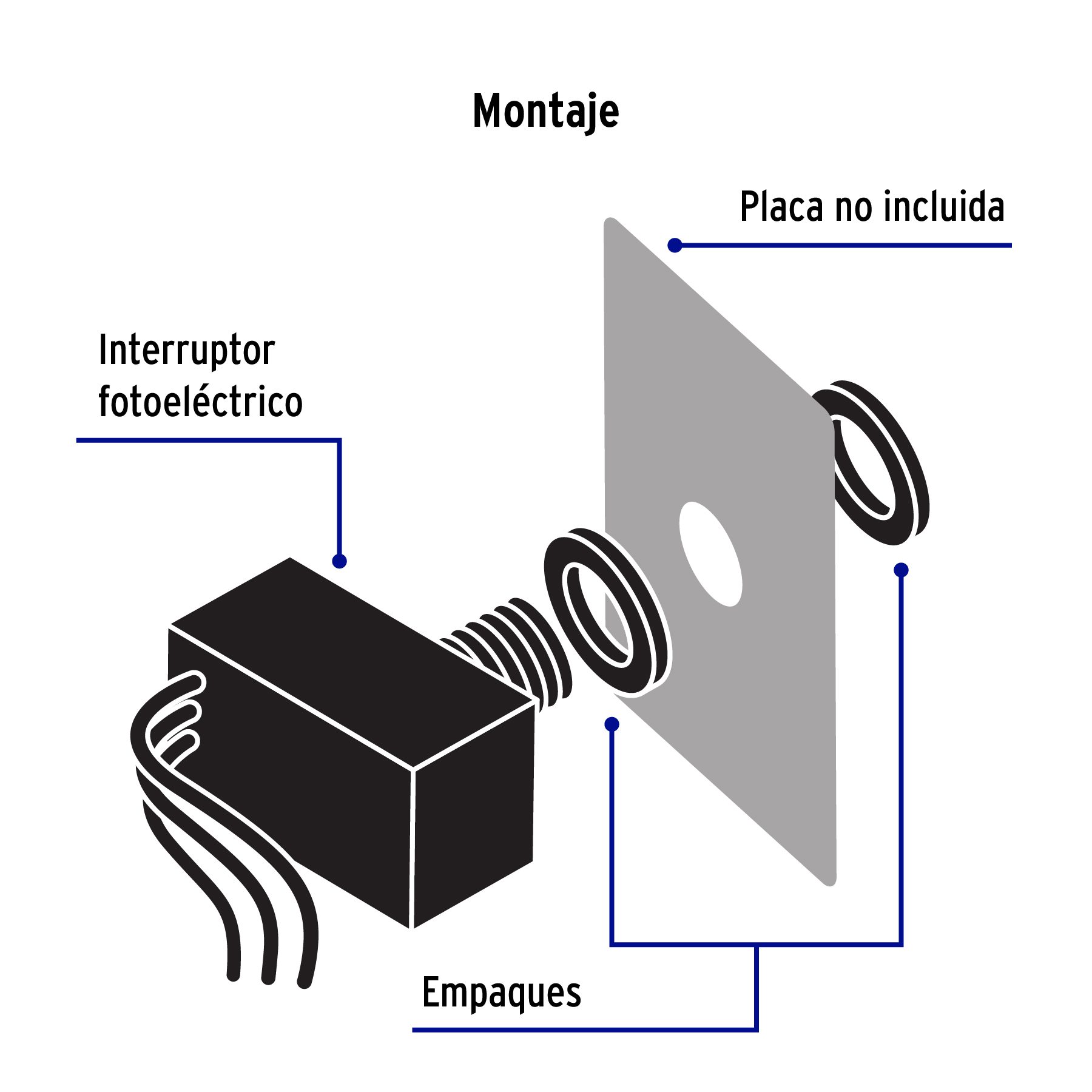 Interruptor Fotoelctrico 127 V, Volteck - Image 2