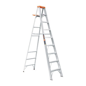 Escalera de Tijera Tipo Ll 8 Peldaos y Bandeja, Truper