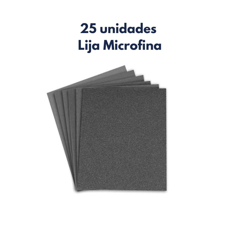 Lija de Agua Grano 1200 Microfina Carburo de Silicio, Truper
