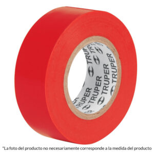 Cinta de Aislar de 18 M X 19 Mm, Roja, Truper