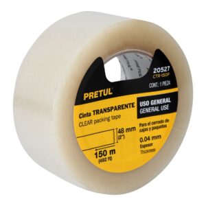 Cinta de Empaque 48 Mm X 150 M Transparente, Truper
