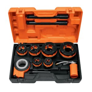 Juego de 9 Tarrajas para Tubo de 1/2" A 2", Truper