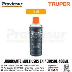 Lubricante Multiusos en Aerosol, 400ML (14oz), Truper