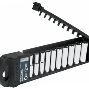 Juego de 10 Dados Largos Cuadro 1/4" Std, Truper